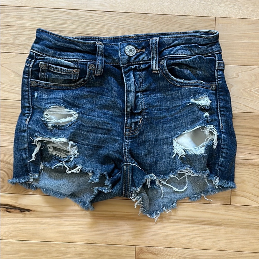 American Eagle Outfitters Distressed Jean Shorts